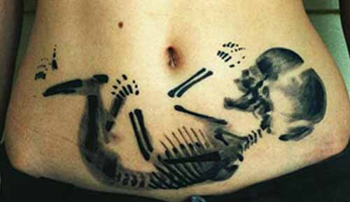 Skeleton Baby Tattoo