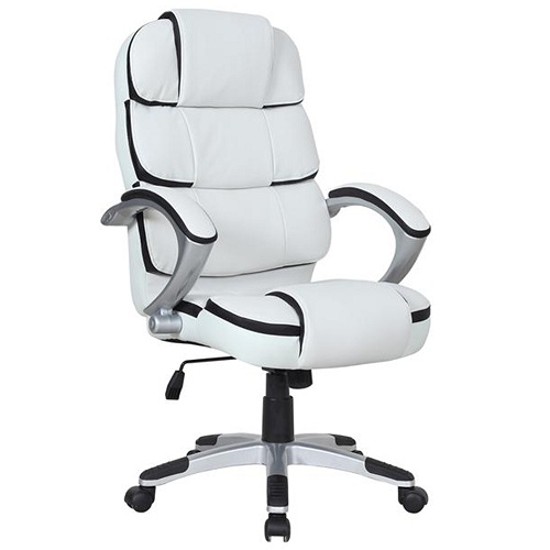 White and Black Computer Chair