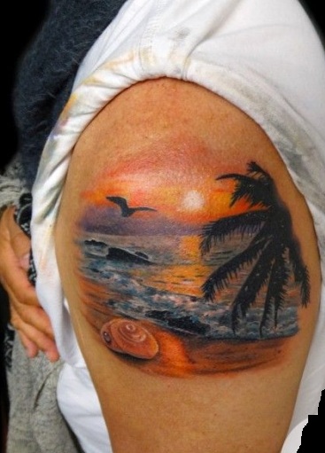 beach-themed-tattoo