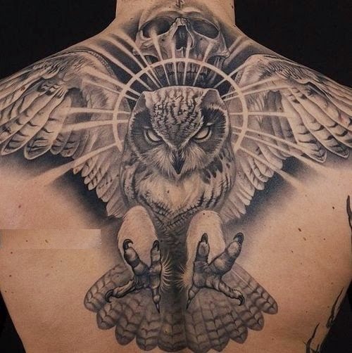 Dangerous owl tattoo