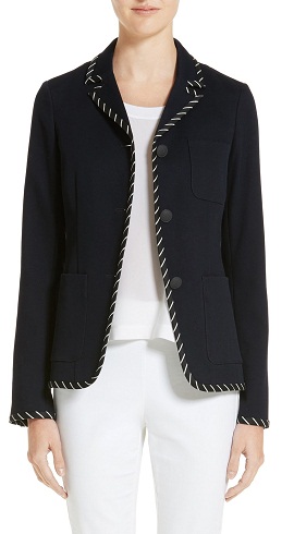 Stripped border Blazer-2