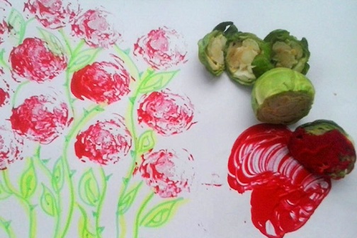 Vegetable Stamping Craft