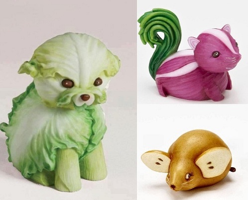 Art with Vegetables as a Craft Idea