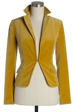 Wedding Style Yellow Blazer