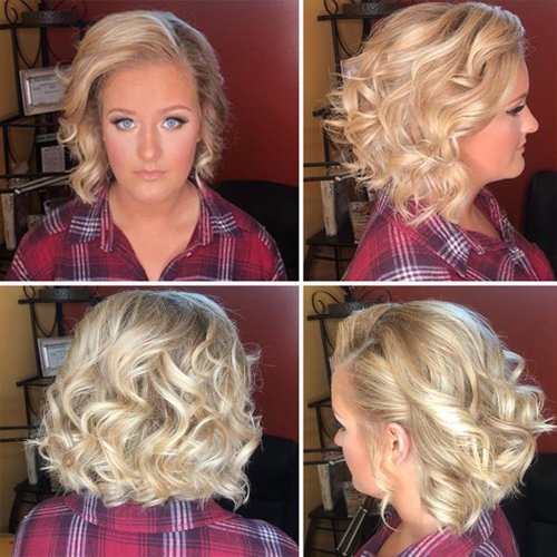 Simple Curly Style for Simple Woman