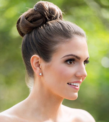 Sleek Formal Bun Hairstyle