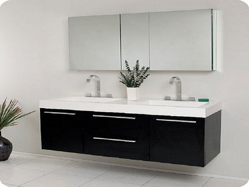 Modern bathroom cabinets