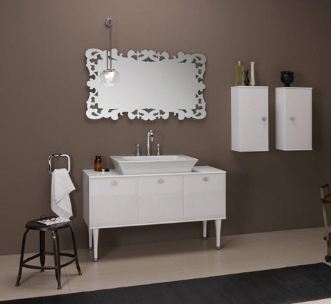 Decorative with creative bathroom cabinets