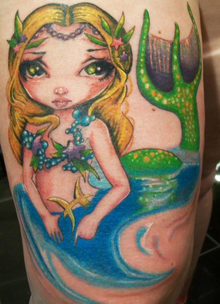 Mermaid Fairy Tattoo