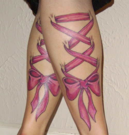 Corset Bow Tattoo