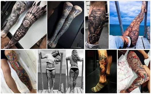 Leg Tattoo