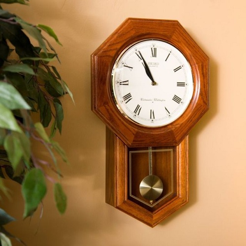 Wall Pendulum Schoolhouse Clock