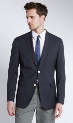 Formal Cotton Blazer