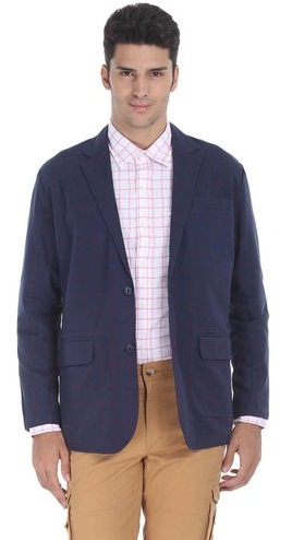 Semi-Formal Cotton Blazer