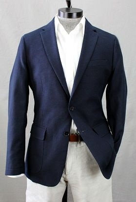 Polished Cotton Blazer