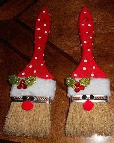 Santa Paint Brush