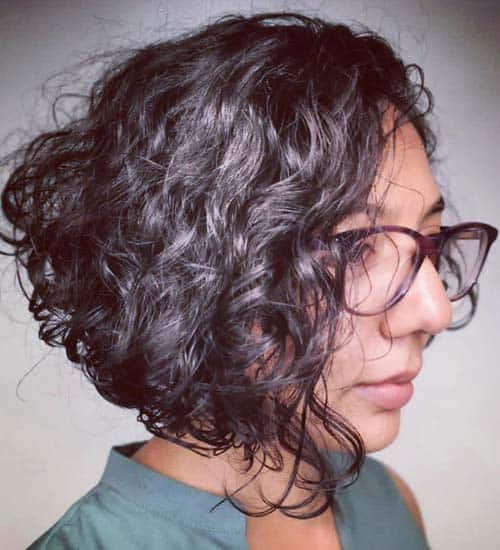 Curly Short Bob Indian Haircut