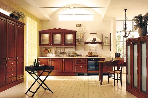 Traditional Italian kitchen