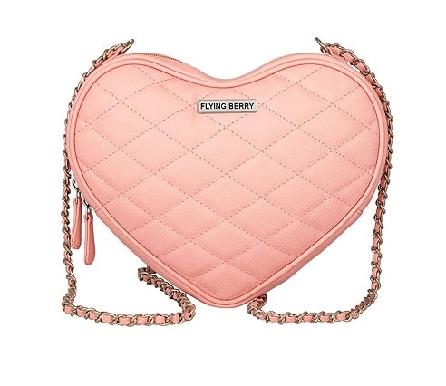 Heart Shape Side Bag For Teens