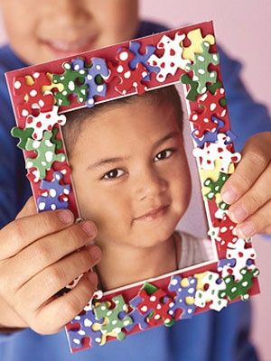 Puzzle Decorating Photo Frames