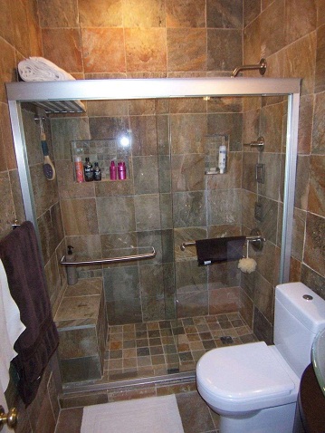 Glass Compartment Bathroom Design