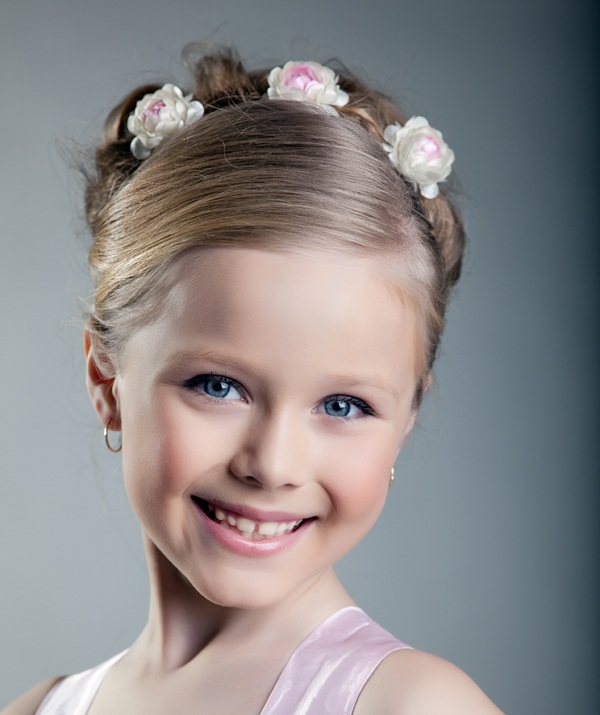 Flower Bun For Flower Girls