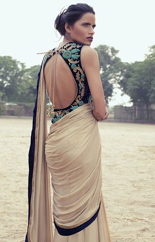 Backless Long Blouse