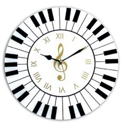 Round Music Clock