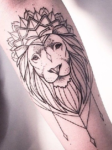 lion tattoos on wrist