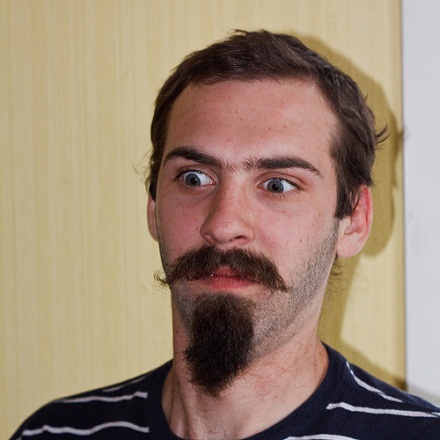 Handlebar and Chin Puff Beard