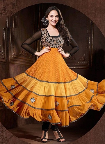 Frock design churidar salwar