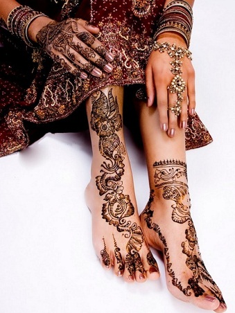 Arabic Mehndi Design For Legs