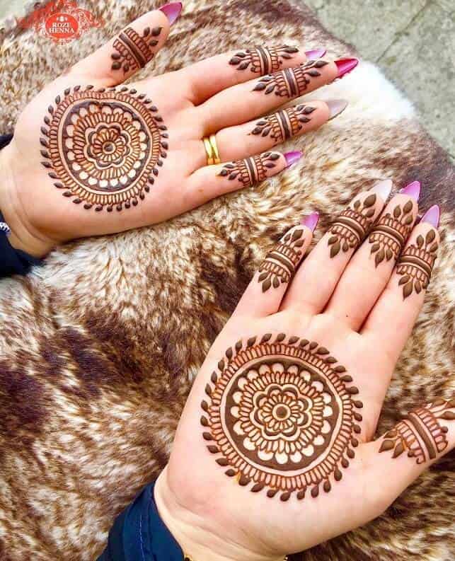 Best Palm Mehndi Design