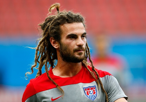 Flowing Dreadlocks Soccer Hairstyle