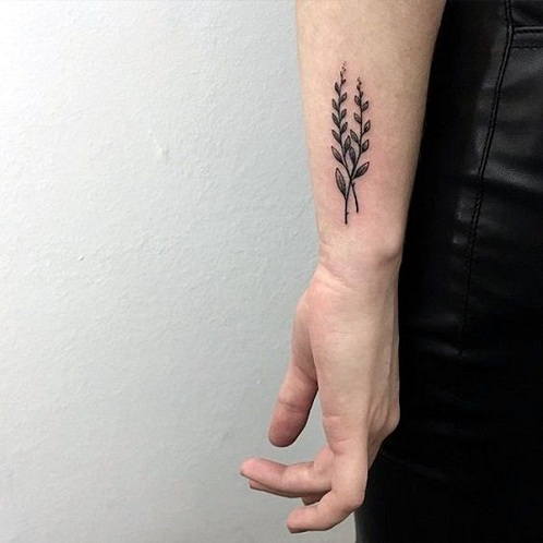 Sprig Dot Tattoo