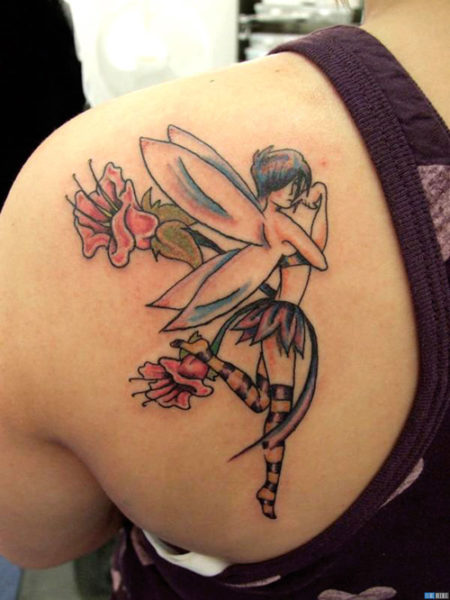 Playful Fairy Tattoo