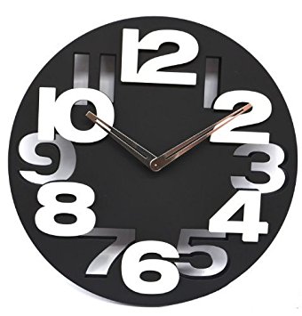 Big Digit Modern Contemporary Wall Clock