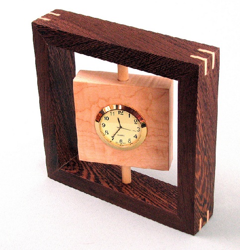 Small Wooden Clock