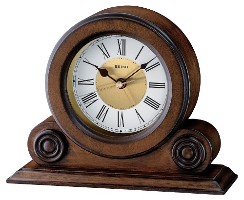 Fancy Wooden Desk Clock