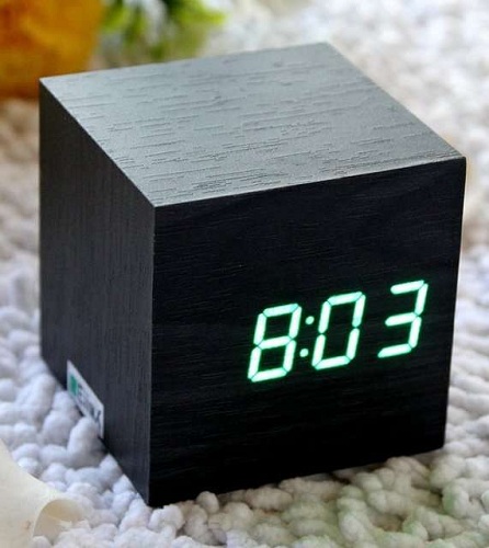 Wooden Digital Clock