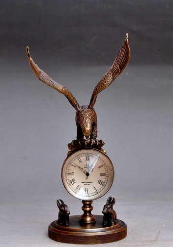 Eagle Sculpture Mechanical Clock