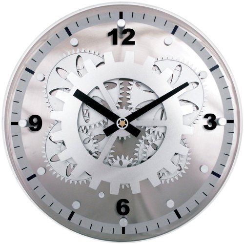 Silver Mechanical Clock