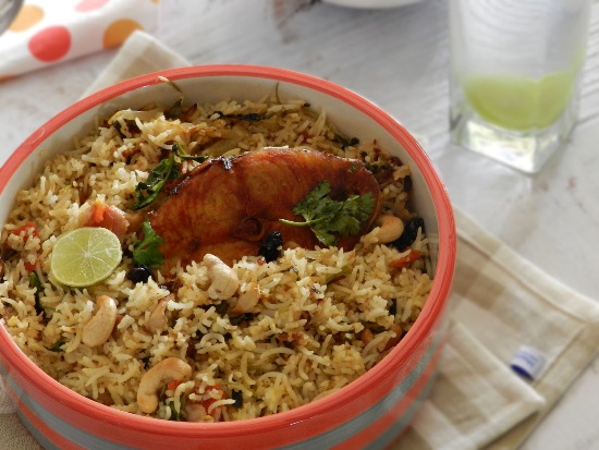 recipes with fish - fish biryani