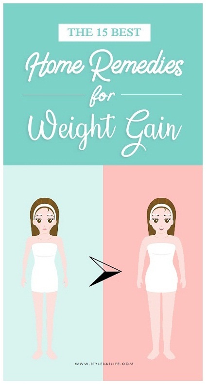 home remedies for weight gain