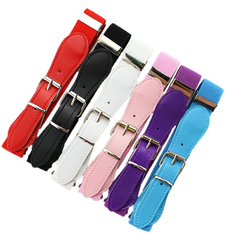 colorful-elastic-kids-belts
