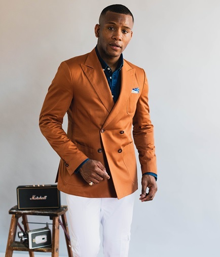 Burnt Orange Blazer Mens