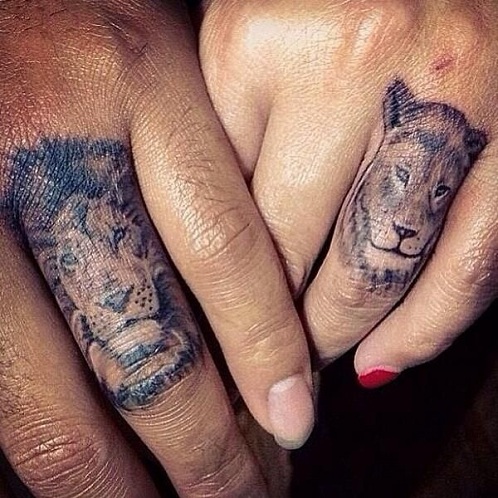 king and queen tattoos for couples