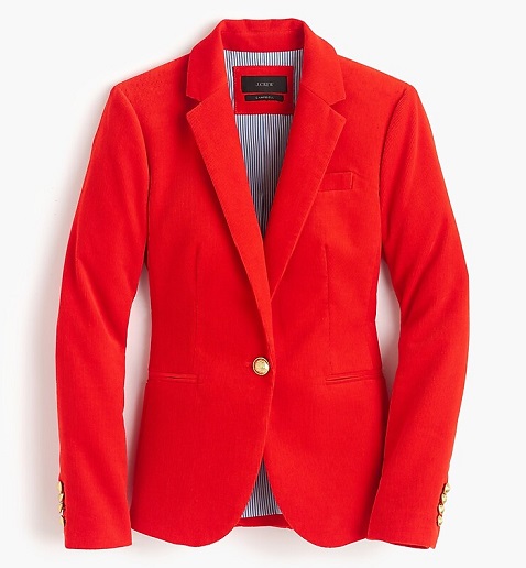 Petite Red Blazer Women