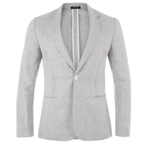 Unlined Linen Blazer Men