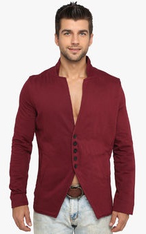 Lucfashion Men’s Maroon Blazer